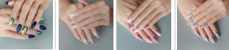 24 Pcs Trendy Wearable Fake Nails – Stylish Press-On Nail Tips for DIY & Salon Manicure