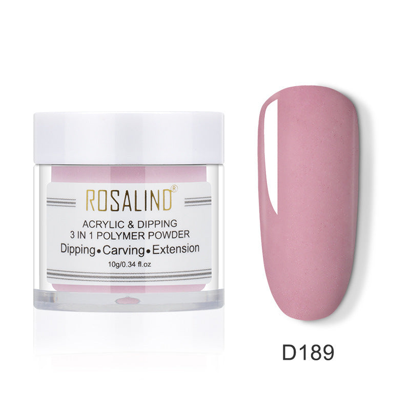 Crystal 3-in-1 Infiltrating Powder – Multi-Use Nail Acrylic, Dipping & Builder Powder