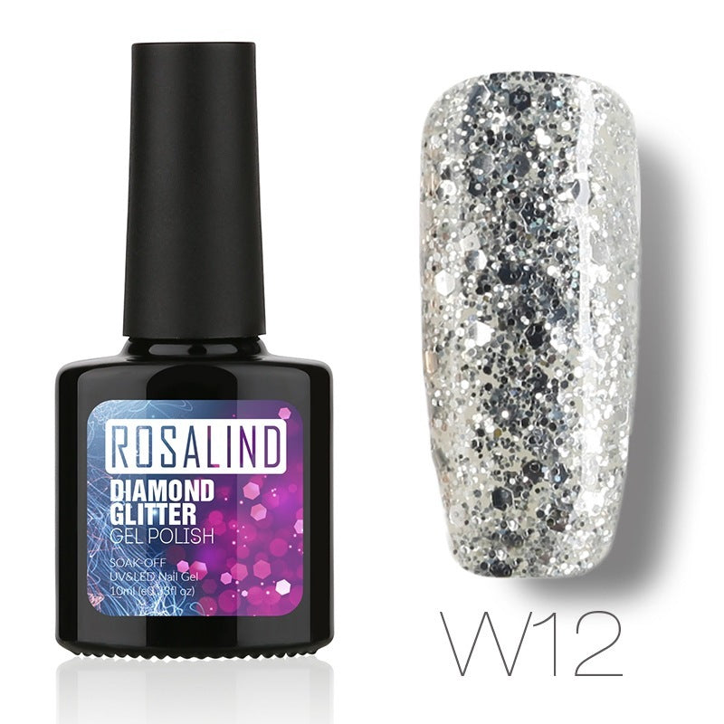 Diamond Nail Gel – Shiny Long-Lasting UV/LED Gel Polish for Sparkling Nail Art