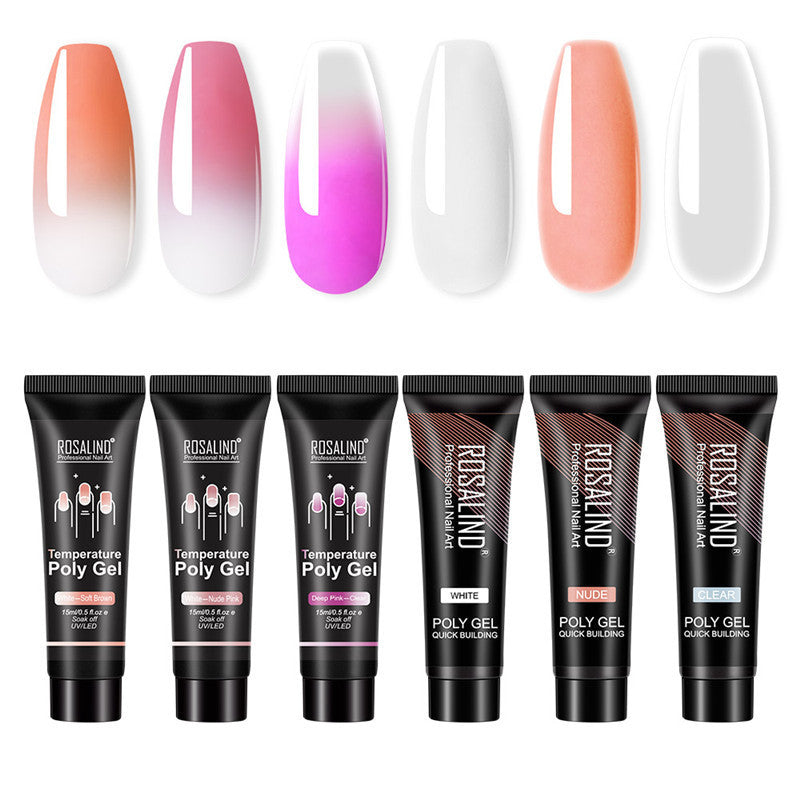 Multi-Color Nail Solid Glue – Strong Modeling Gel for Quick & Easy DIY Nail Extensions