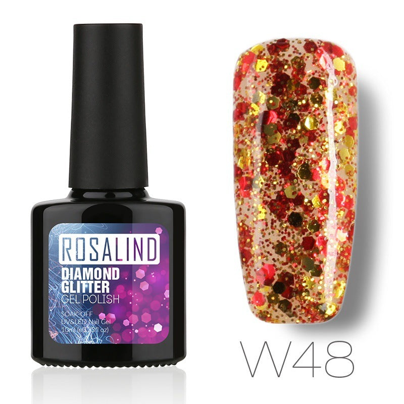Diamond Nail Gel – Shiny Long-Lasting UV/LED Gel Polish for Sparkling Nail Art