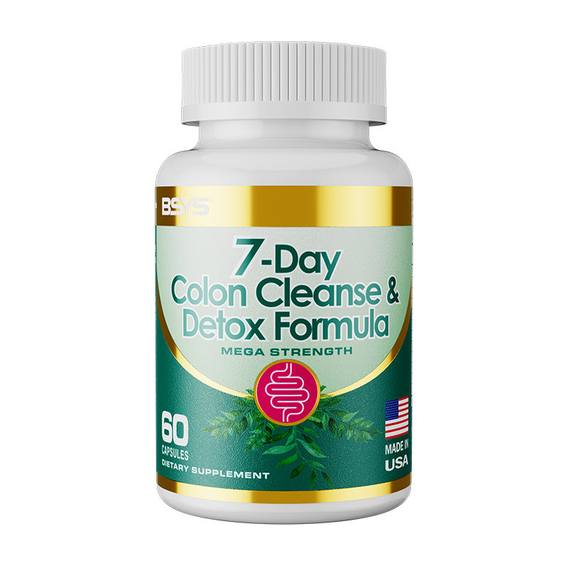 7-Day Colon Cleanse & Detox Capsules – Natural Digestive Support & Gentle Detox Formula