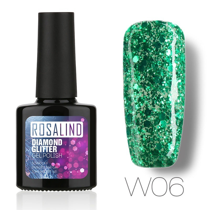 Diamond Nail Gel – Shiny Long-Lasting UV/LED Gel Polish for Sparkling Nail Art