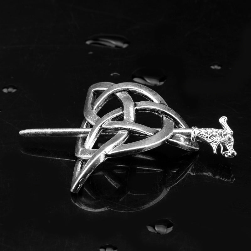 Retro Metal Rod Sliding Hairpin – Elegant Women’s Hair Jewelry & Stylish Hair Accessories