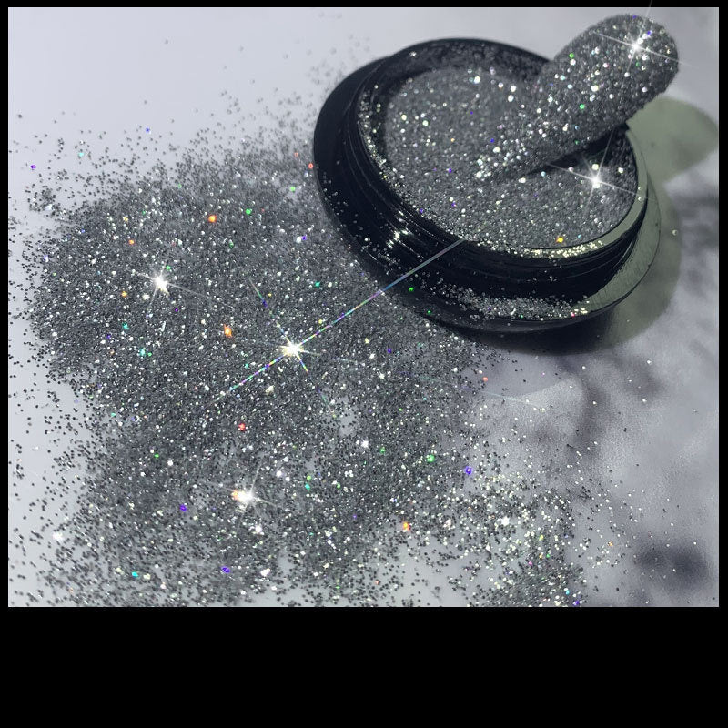 Crystal Diamond Nail Glitter Powder – Sparkling Glitter Dust for Acrylic & Gel Nails (Trending on TikTok)