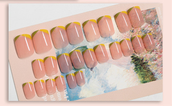 70 Styles Wearable Fake Nail Patches – Finished Detachable Press-On Nails & Manicure Stickers for Women