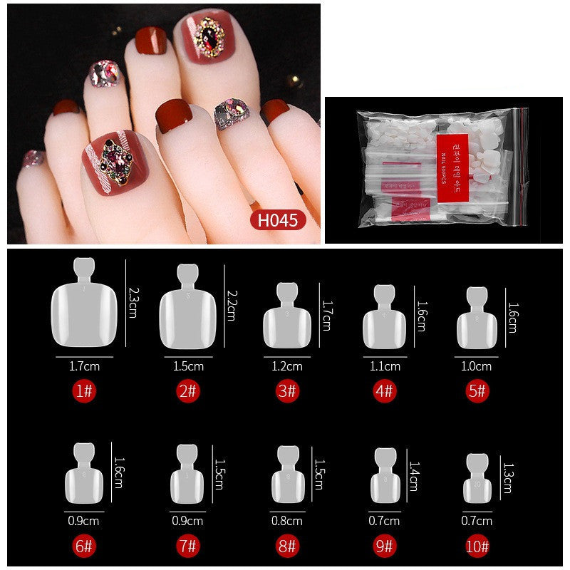 No-Trace Drop False Nails – Seamless Press-On Tips for DIY & Salon Nail Art