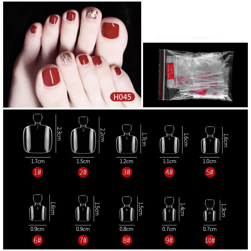No-Trace Drop False Nails – Seamless Press-On Tips for DIY & Salon Nail Art