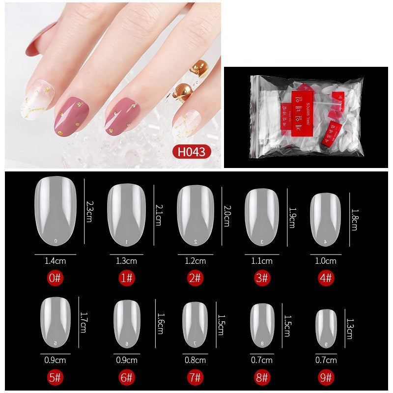 No-Trace Drop False Nails – Seamless Press-On Tips for DIY & Salon Nail Art