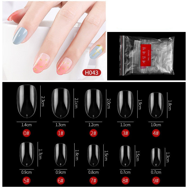 No-Trace Drop False Nails – Seamless Press-On Tips for DIY & Salon Nail Art