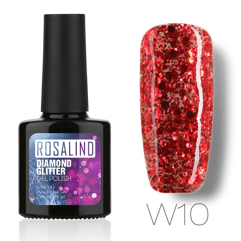 Diamond Nail Gel – Shiny Long-Lasting UV/LED Gel Polish for Sparkling Nail Art