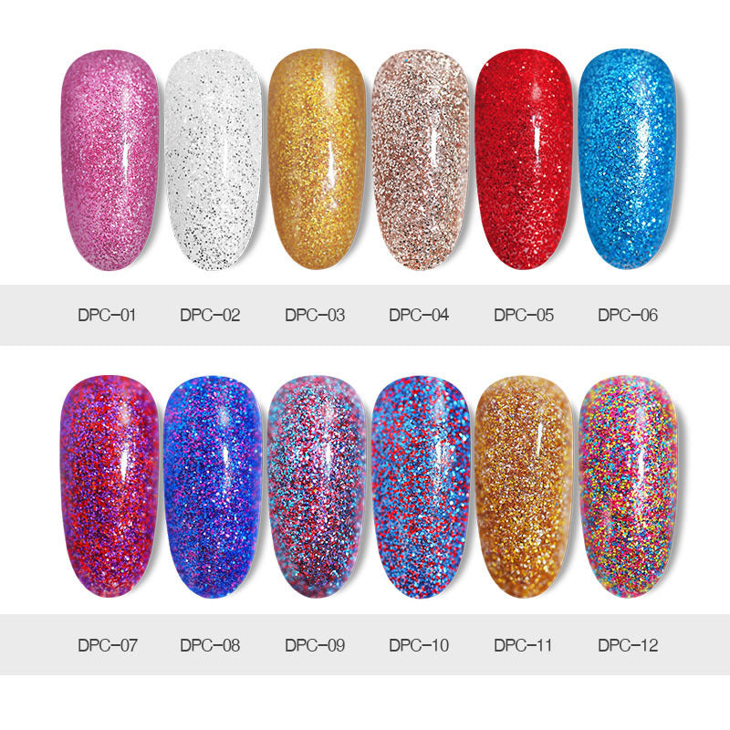 Laser Glitter Nail Powder – Ultra-Fine Sparkling Dust for Acrylic, Gel & DIY Nail Art
