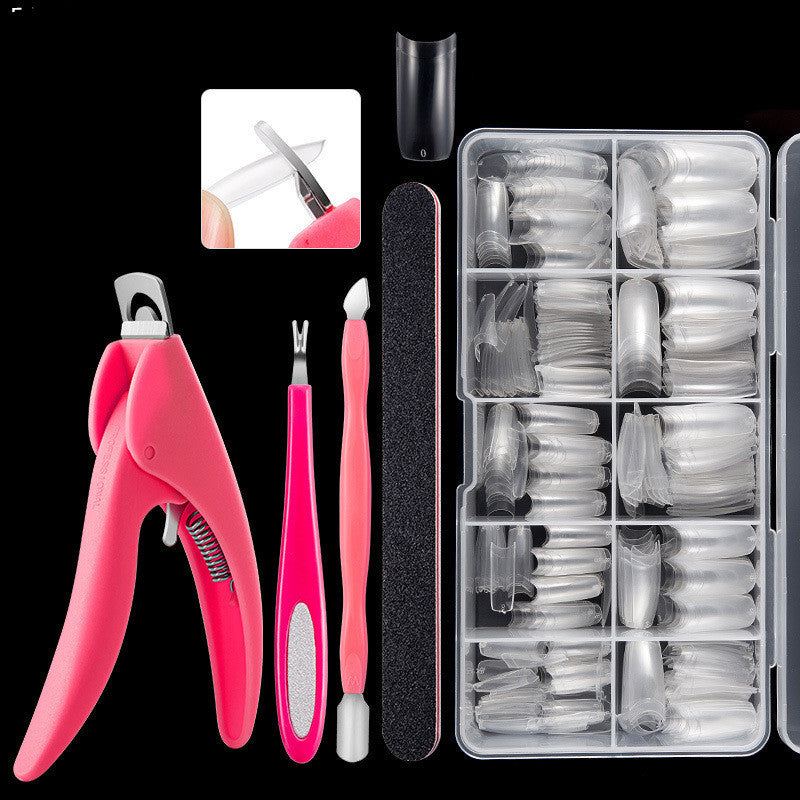 500 Pcs French Fake Nails – Full Cover Acrylic Nail Tips for DIY Manicure & Nail Art