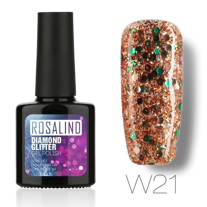 Diamond Nail Gel – Shiny Long-Lasting UV/LED Gel Polish for Sparkling Nail Art