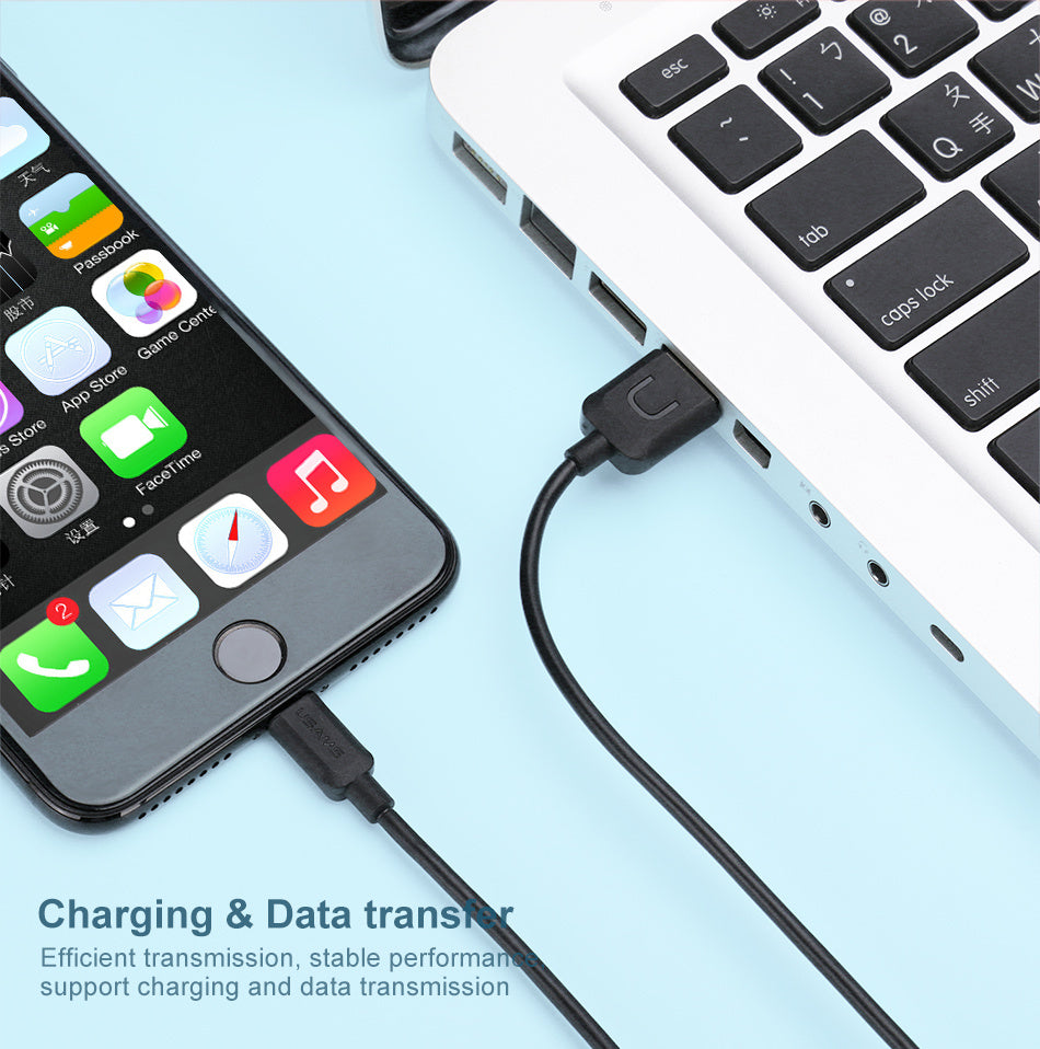 Compatible WithUSB Cable For Charger X 8 7 6 6s Plus 5 5s SE,2A 1M Mobile USB Data Cable For Cable For Lightning Cable