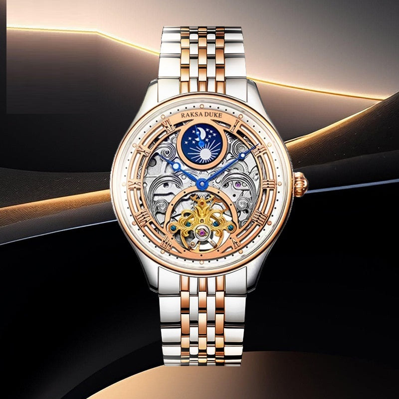 Business Leisure Waterproof Watch with Steel Strap – HZ Mobile