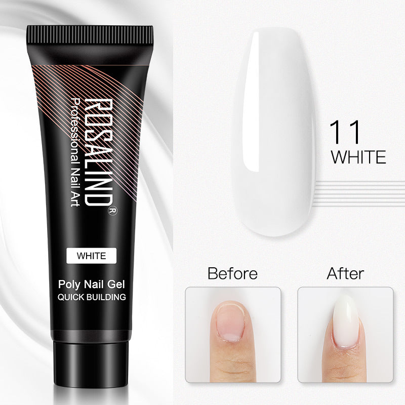 ROSALIND 15ml Crystal UV Nail Extension Gel – Builder Glue for DIY & Professional Manicure