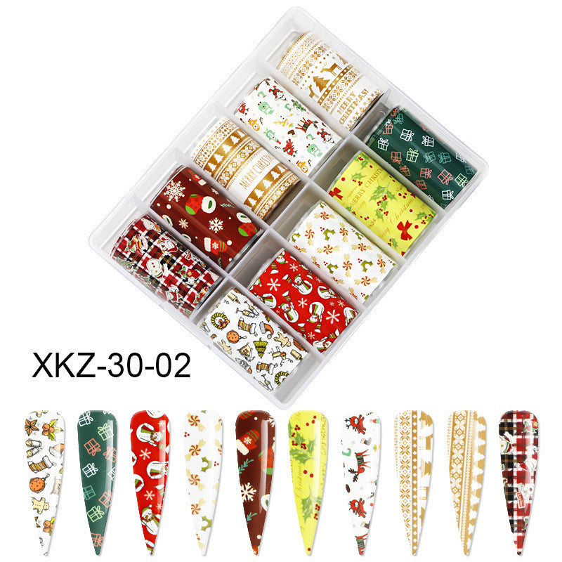 Butterfly & Star Nail Transfer Paper – Laser Foil Stickers for DIY European & American Nail Art