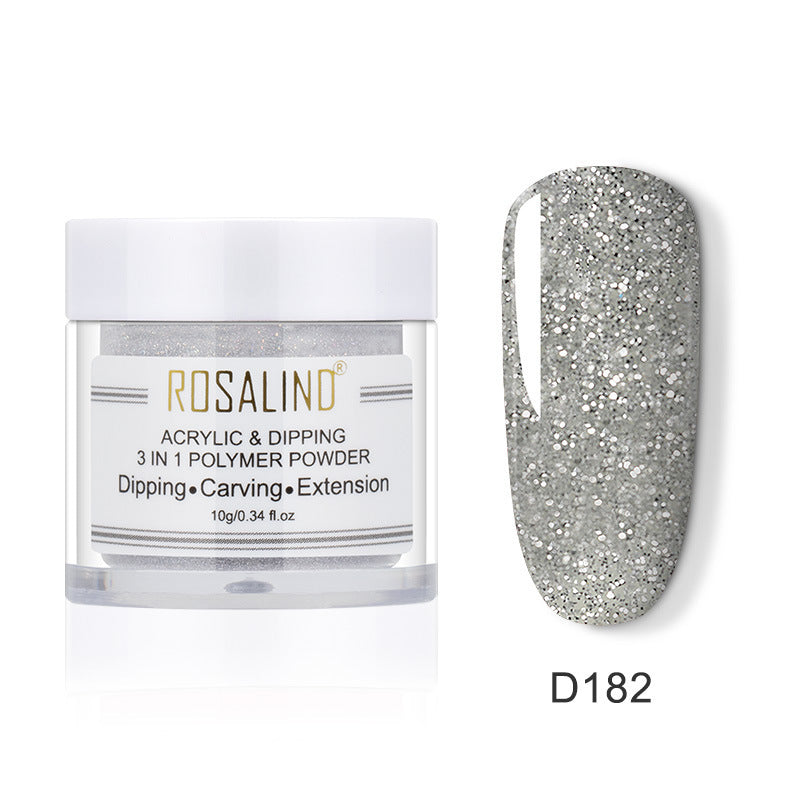 Crystal 3-in-1 Infiltrating Powder – Multi-Use Nail Acrylic, Dipping & Builder Powder
