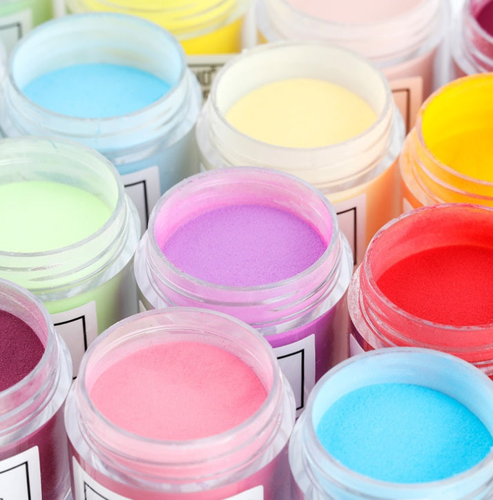 Nail Polish Powder for Natural Nails – Easy Dip & Rub Pigment for DIY Manicure & Nail Art