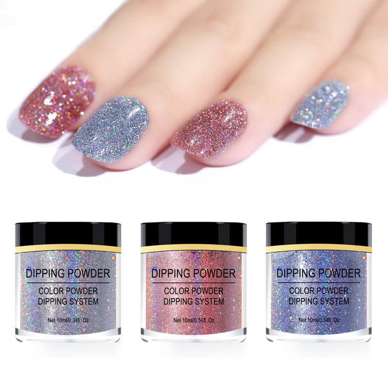 Laser Glitter Nail Powder – Ultra-Fine Sparkling Dust for Acrylic, Gel & DIY Nail Art