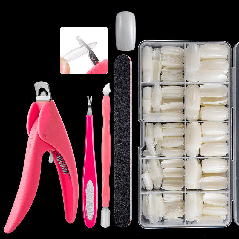 500 Pcs French Fake Nails – Full Cover Acrylic Nail Tips for DIY Manicure & Nail Art