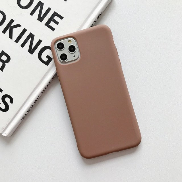 Coque de téléphone portable en silicone colorée pour couple