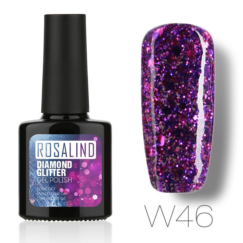 Diamond Nail Gel – Shiny Long-Lasting UV/LED Gel Polish for Sparkling Nail Art