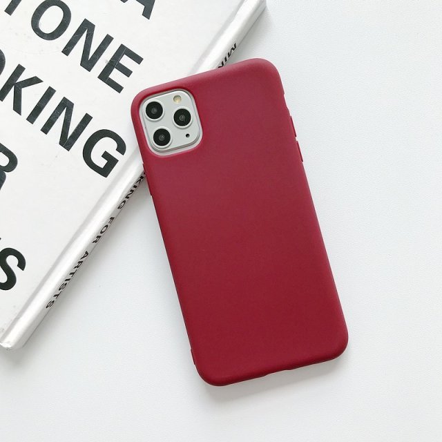 Coque de téléphone portable en silicone colorée pour couple