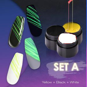 Luminous Spider Nail Gel – UV Glow Nail Art Gel Polish for DIY & Salon Manicure