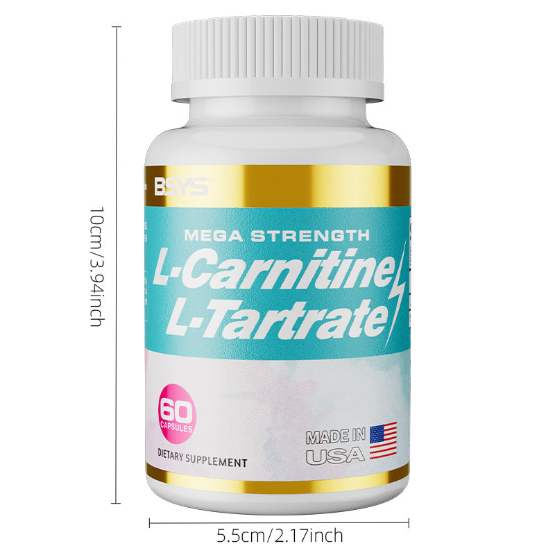 L-Carnitine L-Tartrate Capsules – Energy, Metabolism & Workout Recovery Support