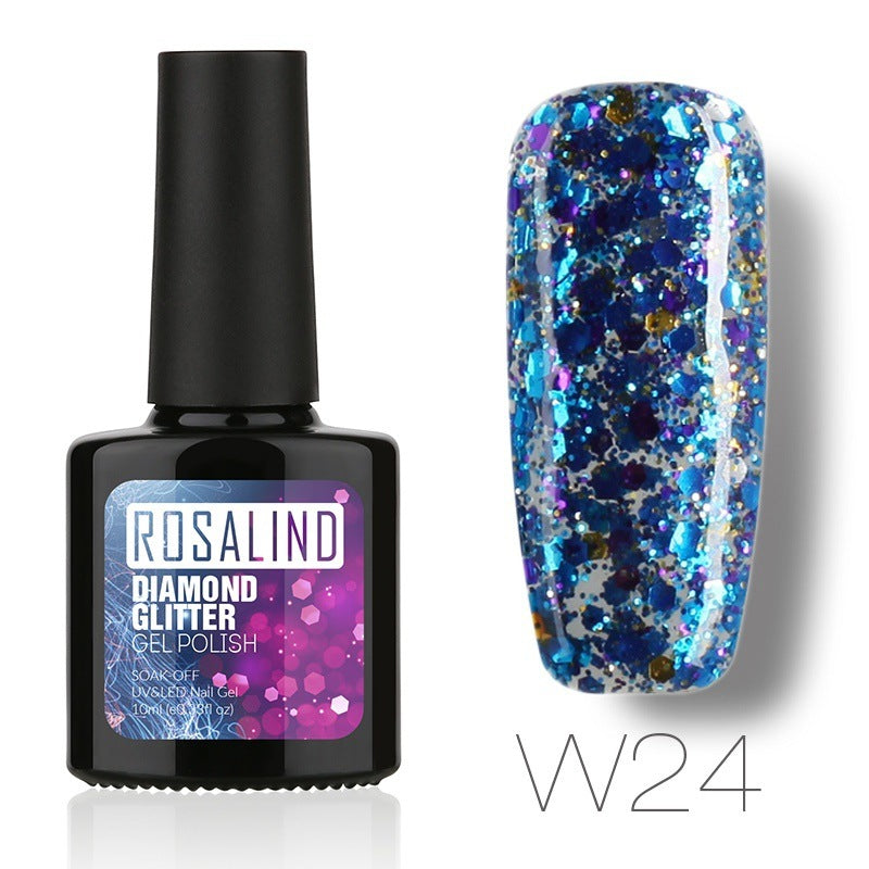 Diamond Nail Gel – Shiny Long-Lasting UV/LED Gel Polish for Sparkling Nail Art