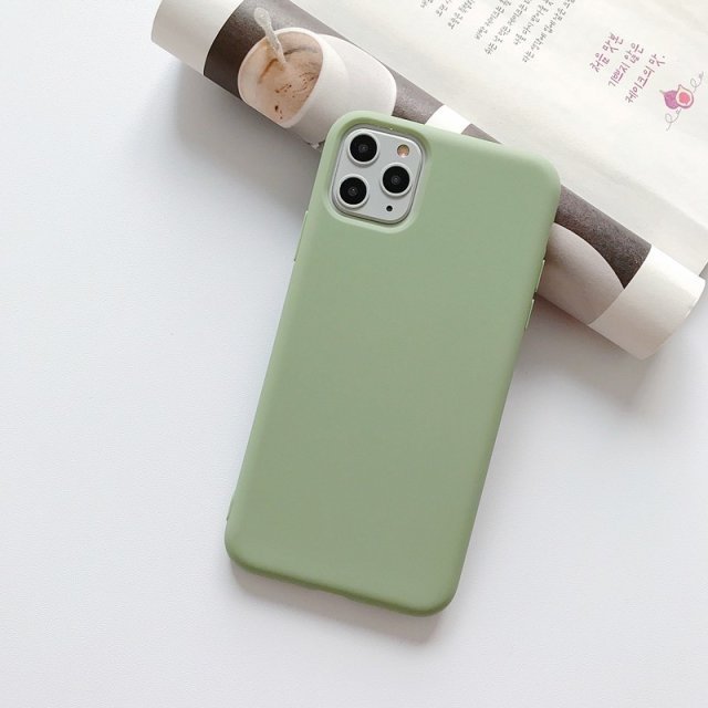 Coque de téléphone portable en silicone colorée pour couple