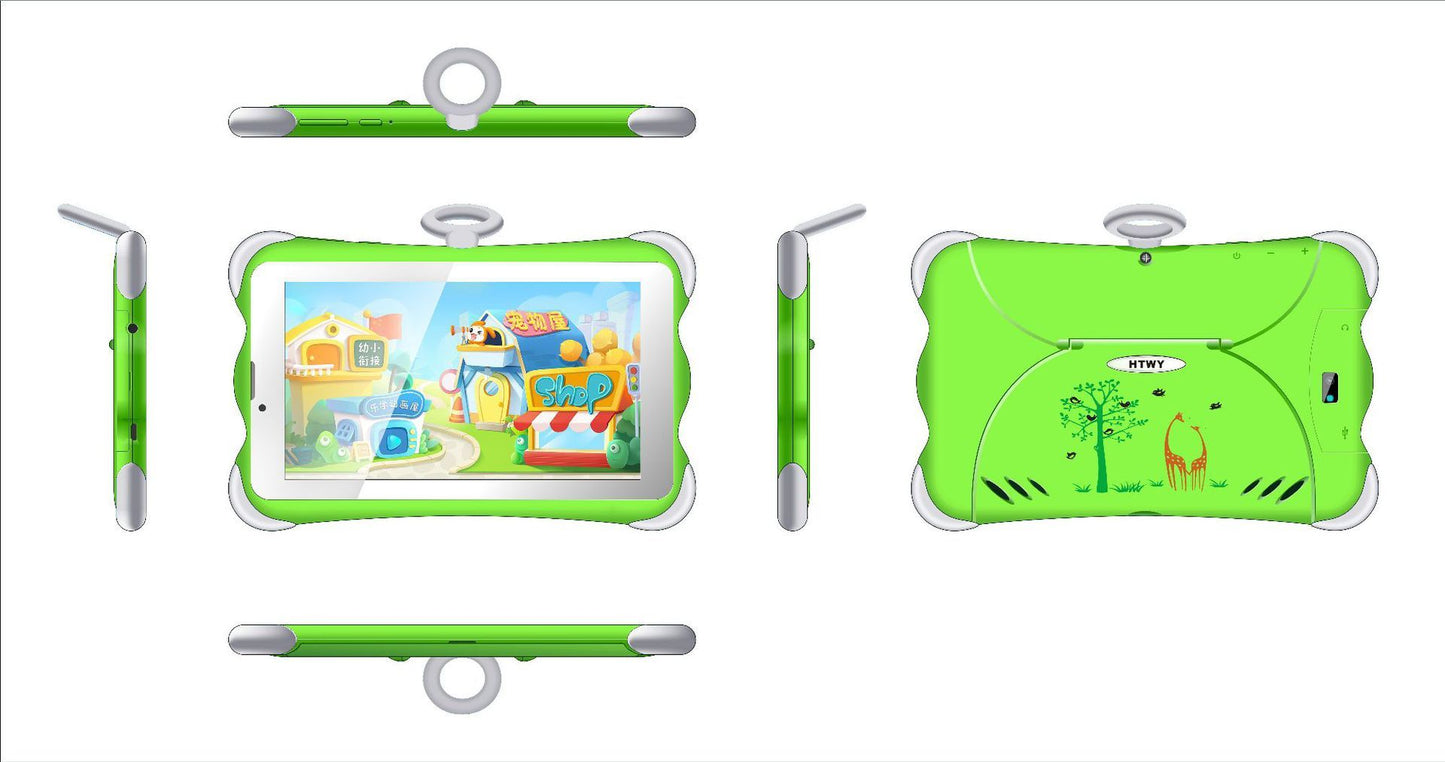 Nouvelle tablette d'apprentissage pour enfants de 7 pouces avec support et appels 3G