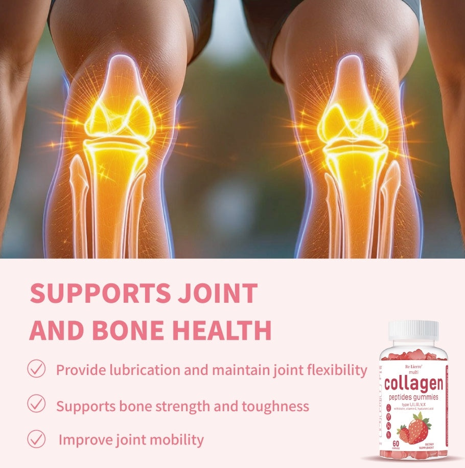 Collagen Peptide Gummies – Skin, Hair & Joint Support Beauty Supplement