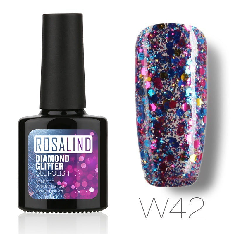 Diamond Nail Gel – Shiny Long-Lasting UV/LED Gel Polish for Sparkling Nail Art