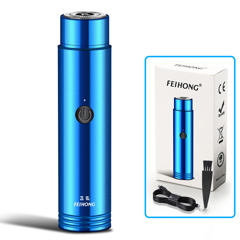 Mini Electric Shaver – Portable USB Rechargeable Travel Shaver for Men