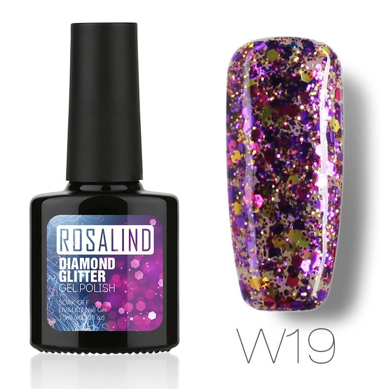 Diamond Nail Gel – Shiny Long-Lasting UV/LED Gel Polish for Sparkling Nail Art