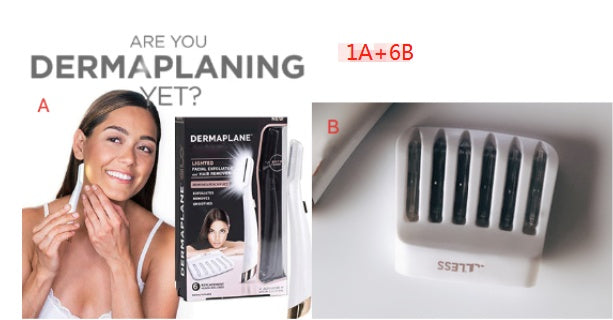 Flawless Dermaplane Glo – Facial Hair Remover & Exfoliating Dermaplaning Tool