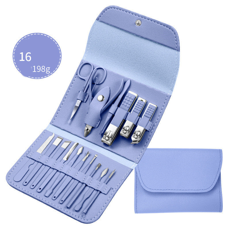 Professional Nail Clippers & Pedicure Set – Scissors, Dead Skin Pliers, Ear Spoon & Nail Groove Trimmers