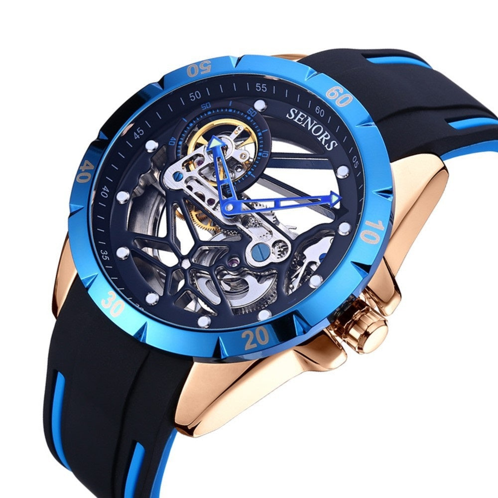 Full-Automatic Hollow Men’s Mechanical Watch – HZ Mobile