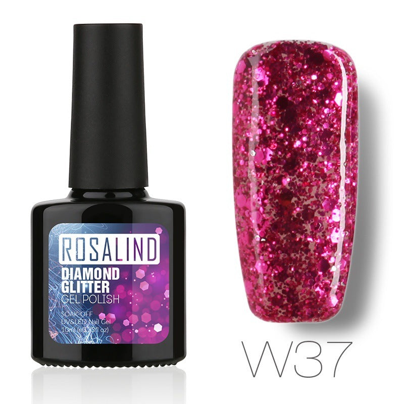 Diamond Nail Gel – Shiny Long-Lasting UV/LED Gel Polish for Sparkling Nail Art