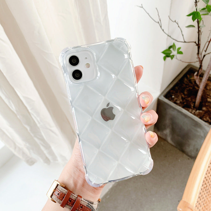 Creative Three-dimensional Rhombus Simple Mobile Phone Case