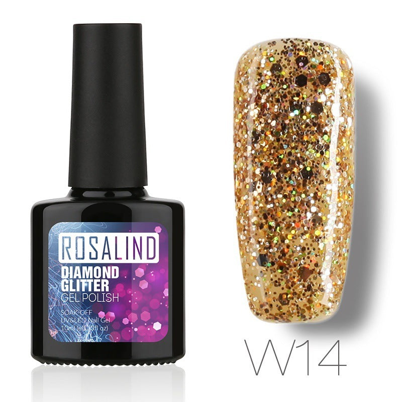 Diamond Nail Gel – Shiny Long-Lasting UV/LED Gel Polish for Sparkling Nail Art