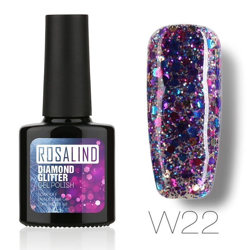 Diamond Nail Gel – Shiny Long-Lasting UV/LED Gel Polish for Sparkling Nail Art