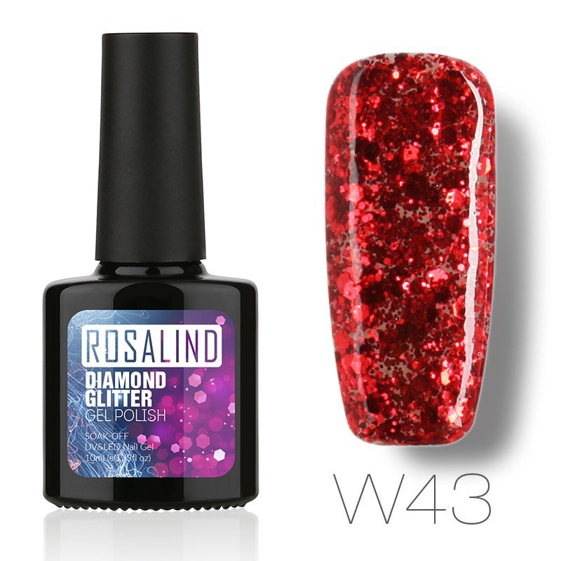 Diamond Nail Gel – Shiny Long-Lasting UV/LED Gel Polish for Sparkling Nail Art