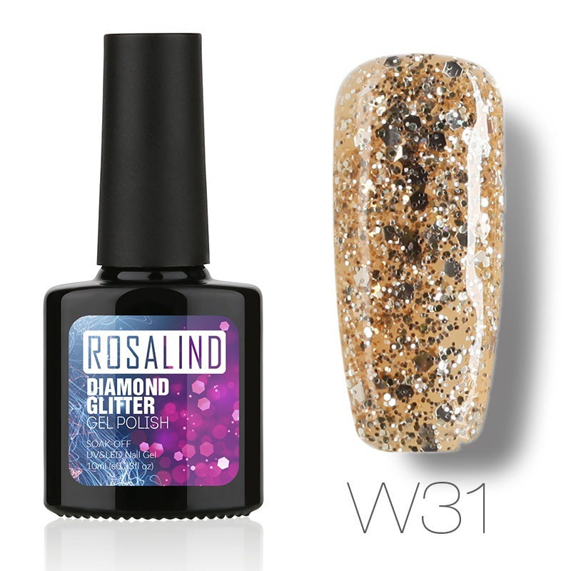 Diamond Nail Gel – Shiny Long-Lasting UV/LED Gel Polish for Sparkling Nail Art
