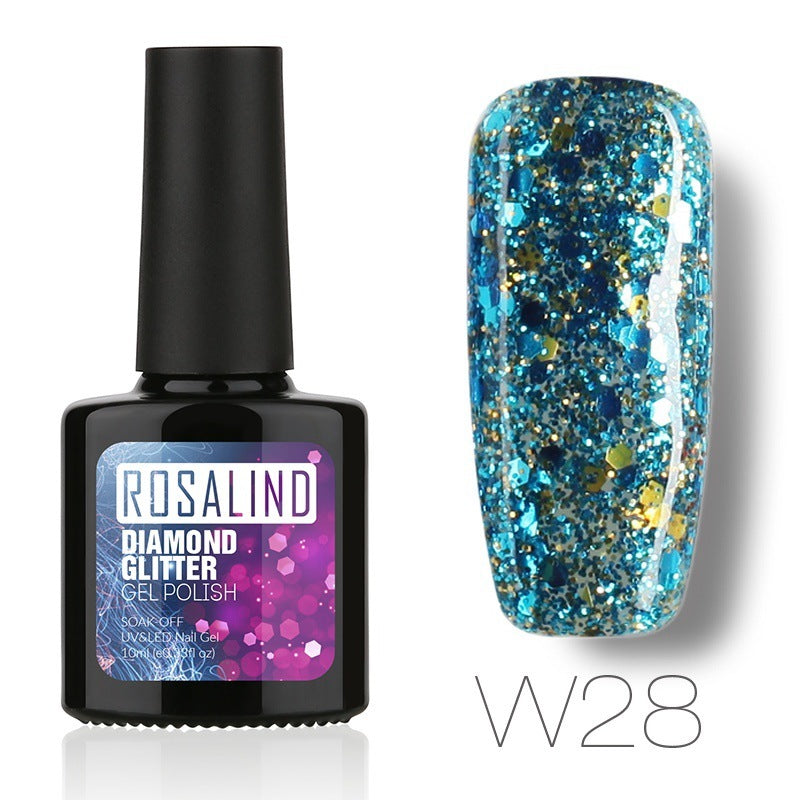 Diamond Nail Gel – Shiny Long-Lasting UV/LED Gel Polish for Sparkling Nail Art