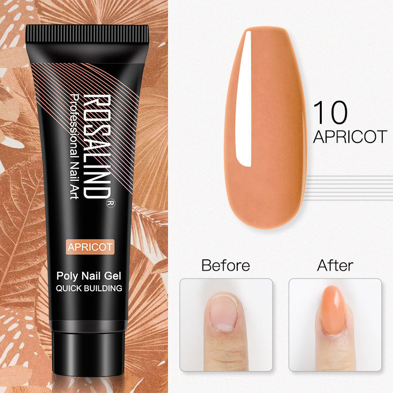 ROSALIND 15ml Crystal UV Nail Extension Gel – Builder Glue for DIY & Professional Manicure