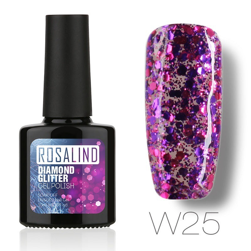 Diamond Nail Gel – Shiny Long-Lasting UV/LED Gel Polish for Sparkling Nail Art